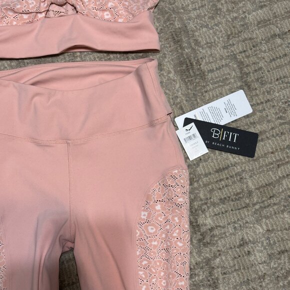 NWT-Fiona Leggings And Niko Sports Bra-B FIT by Beach Bunny Size 6 - Picture 13 of 14